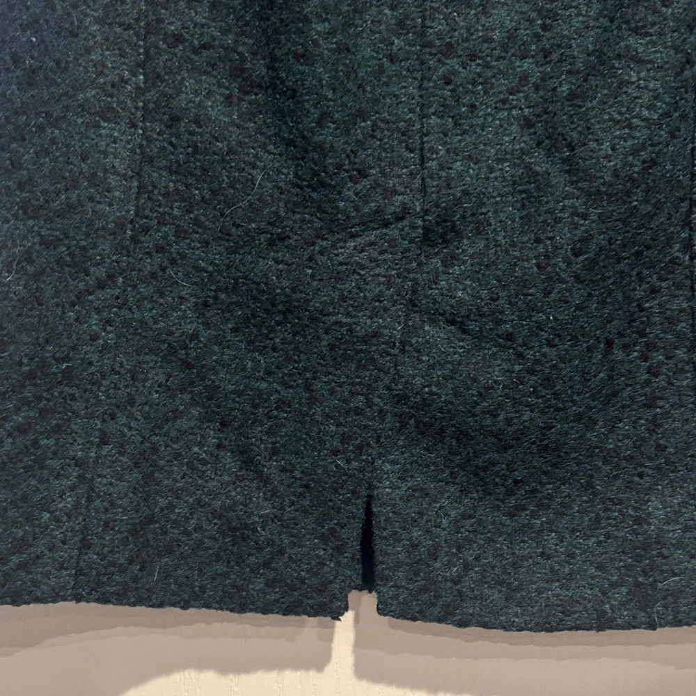 Banana Republic Green Wool Pencil Skirt